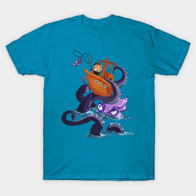 Gone Fishing T-Shirt by dsdigital